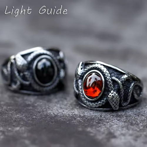 Anello serpente uomo - anello,