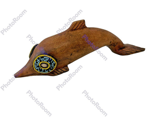 Delfino scultura legno arte - legno,