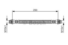 Tubo freno brh611139 brp per - tubo,