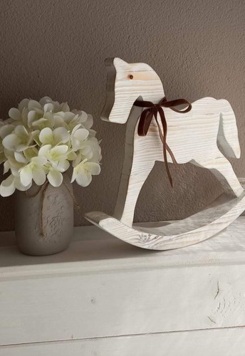 Cavalluccio dondolo legno - dondolo,