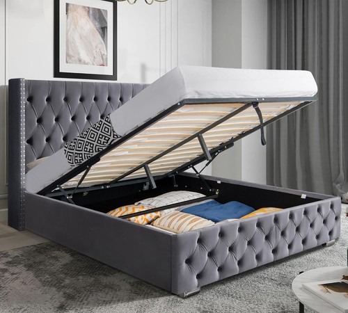 Letto contenitore ottomano - letto,