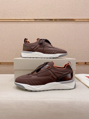 Santoni knit sneakers lace - santoni, up