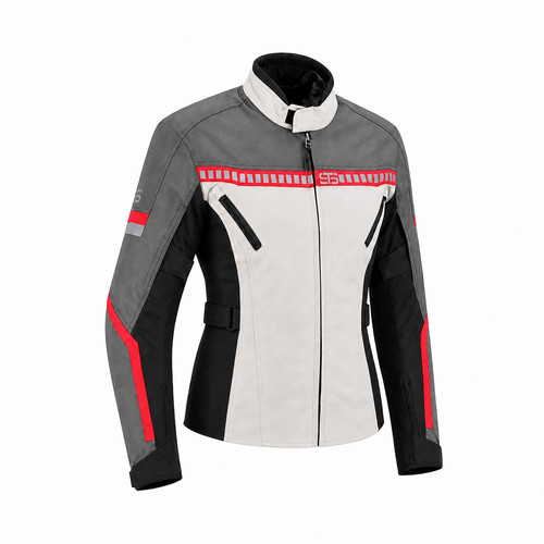 Moto giacca tessuto - giacca, in