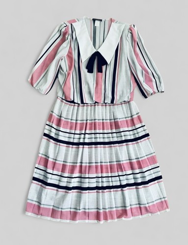 Abito vintage coquette rosa - vintage,