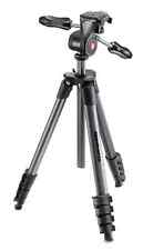 Manfrotto MKCOMPACTADV-BK Treppiede Compact Advanced con Testa e Vie - Nero