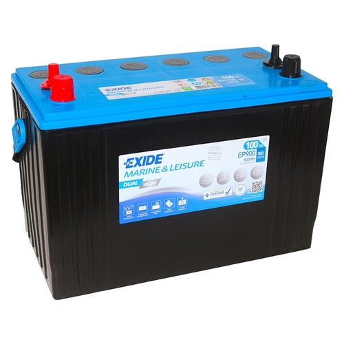 Exide ep900 dual agm - agm, batteria