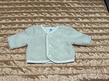 PROMO! Petit Bateau Golfino Maglioncino Bianco Bimbo/Bimba 12 mesi/74 cm