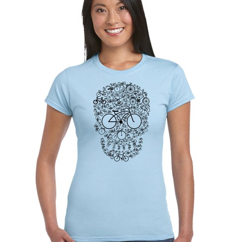 Bicicletta teschio viso donna - viso,