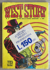WEST STORY N.2-ED.NAKA MILANO-LE PIU' BELLE STORIE WESTERN-NUOVO BLISTERATO-1970