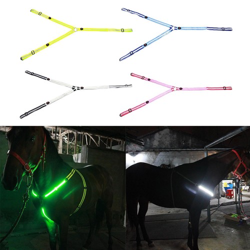 Led flash cavallo pettorale - led,