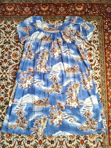 Abito muumuu hawaiano vintage - muumuu,