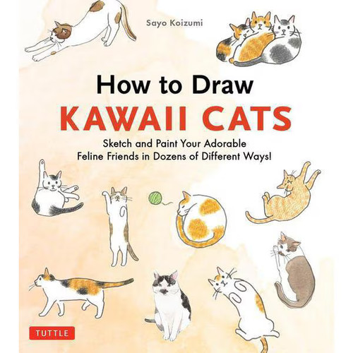 How draw kawaii cats sketch - draw,