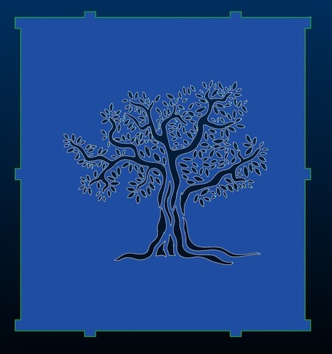 Albero ulivo vettoriale dxf - albero,