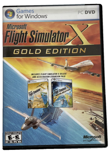 Flight simulator gold - x,