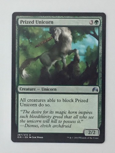Mtg prized unicorn - mtg,