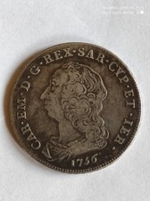 Carlo Emanuele III scudo 1756