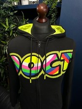 Valentino Rossi VR46 The Doctor Felpa con Cappuccio Full Zip Nera Uomo Small Abbigliamento Racing