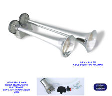 Trombe Camion 24V bitonali clacson avvisatori Tir Truck elettropneumatiche db da