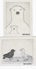 Original Signed  Inuit Art