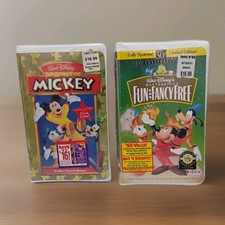 Walt Disney Mickey Mouse VHS