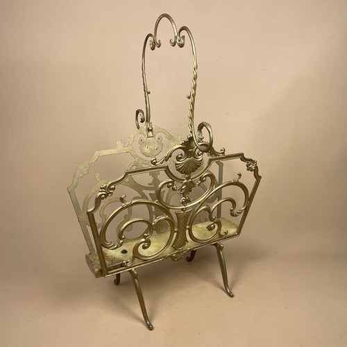 Porta riviste ottone vintage