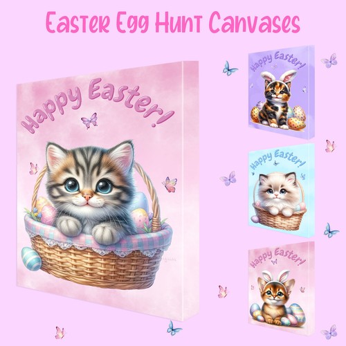 Uovo pasqua gatto - gatto, con