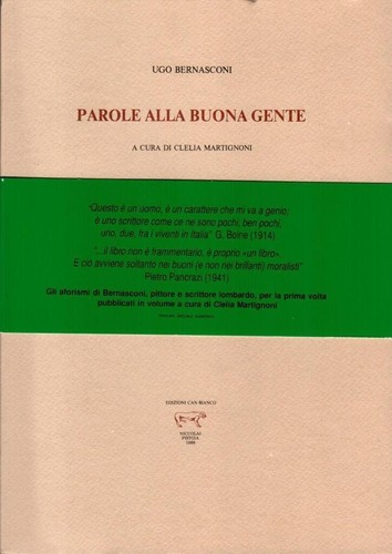 Parole alla buona - alla, ugo
