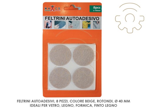 Feltrini autoadesivi rotondi - , 8