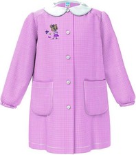 Grembiule asilo da bambina Siggi orsetto rosa