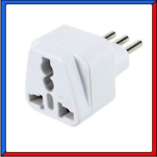 ADATTATORE SPINA PRESA DA ITALIANA A PRESA AMERICANA USA / INGLESE UK UNIVERSALE