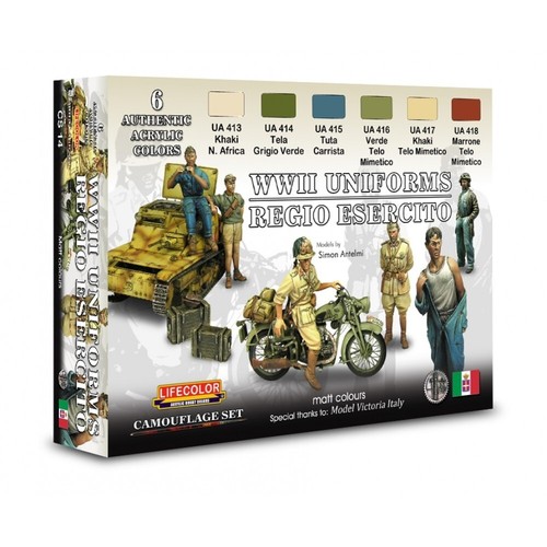 Lifecolor lfcs14 set - set, colori