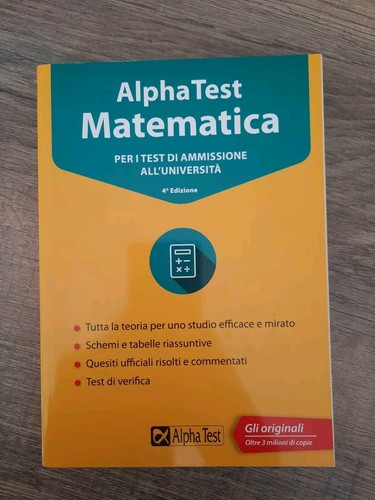 Alpha test matematica - alpha, i