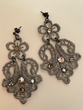 Orecchini In Pizzo Macramè