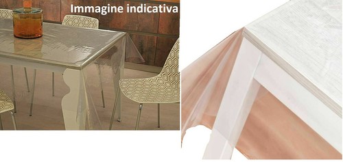 Tovaglia cerata trasparente - , al