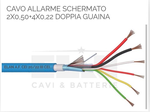 Cavo allarme doppia guaina - doppia,