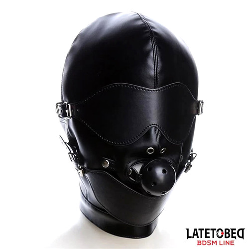 Maschera nera regolabile - , con