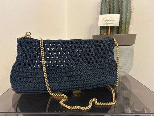 Borsa spalla crochet - borsa,