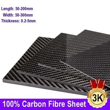 Foglio Fibra di Carbonio 3k