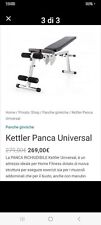 panca palestra usata