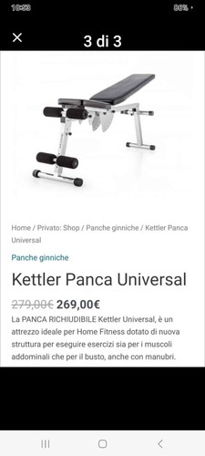 Panca palestra usata - panca,