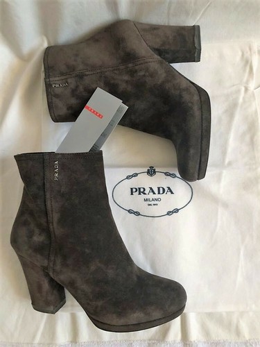 Stivaletto scamosciato prada - stivaletto,