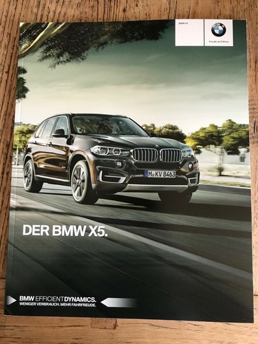 Brochure depliant bmw - f15, x5
