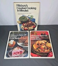 Vtg Pillsbury Cookbook Set of
