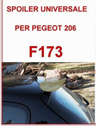 Spoiler alettone peugeot 206 - spoiler,