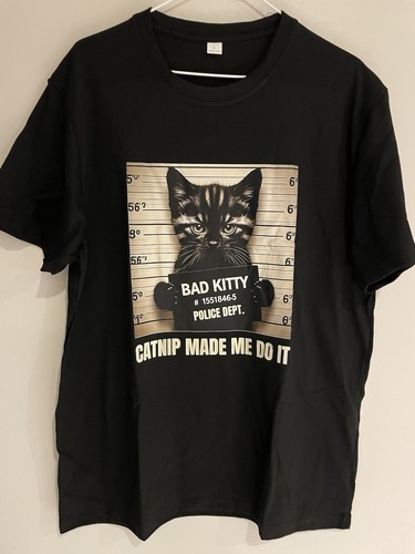 Shirt cat bad - bad, (catnip