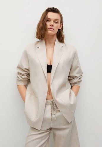 Blazer mango puro lino - blazer,