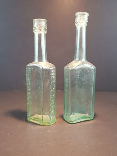 Couple antique glass - a,