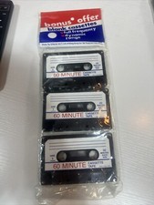 Lotto 3 nastri audiocassette