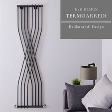 TERMOARREDO DESIGN ANTRACITE 1775 x 450mm - Scaldasalviette Radiatore Bagno