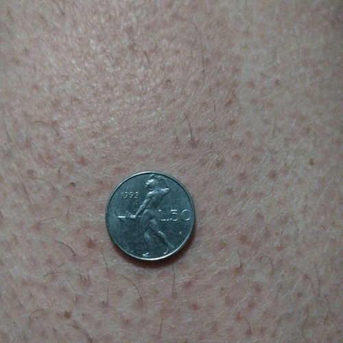 Moneta lire piccola - moneta,